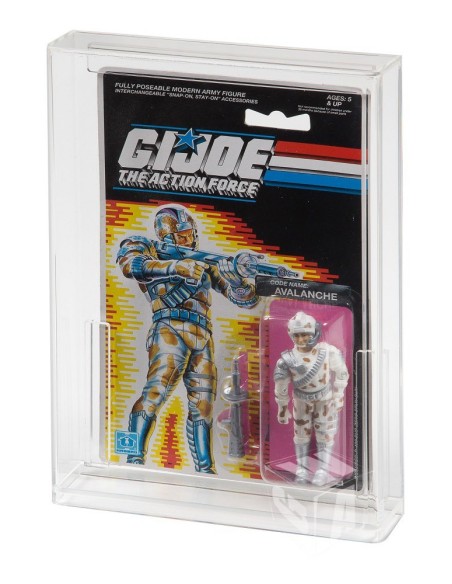 GW Acrylic MOC Acrylic Case - Große Card backs (Euro GI Joe/Action Force) - ADC-004