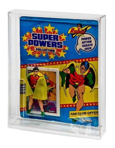 GW Acrylic MOC Acrylic Display Case - Vintage Kenner Super Powers (Standard Bubble) - ADC-007