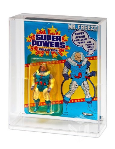 GW Acrylic MOC Acrylic Display Case - Vintage Kenner Super Powers (Deep Bubble) - ADC-007-2