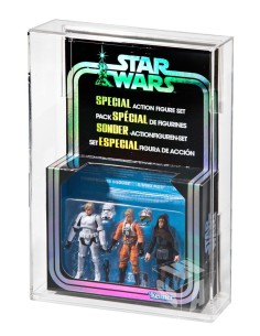 GW Acrylic MOC Acrylic Display Case - SW Modern HASBRO 3 Pack - ADC-019