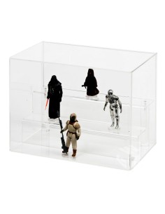 Die Cast Star Wars Boxed DDC-001 2 x GW Acrylic Display Cases 