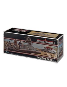 GW Acrylic MIB Acrylic  Display Case - POTF Tatooine Skiff AVC-022