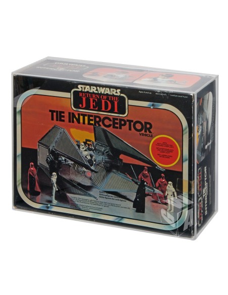 GW Acrylic MIB Acrylic Display Case - Kenner/Palitoy ROTJ TIE Interceptor - AVC-045