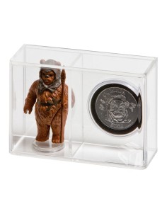 GW Acrylic Loose Action Figure & Coin Dual Display Case - Klein 3,75-inch AFC-007