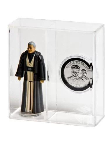 GW Acrylic Loose Action Figure & Coin Dual Display Case - Standard 3,75-inch AFC-008