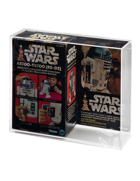 GW Acrylic MIB Large Action Figure Display Case - 8-inch R2-D2 AFC-013