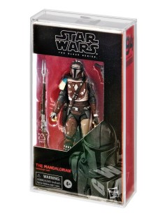 GW Acrylic MIB Acrylic Display Case - 6" Star Wars Black Series (Red/Black/White/Carbonised - SLIM) - BSC-002