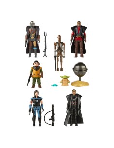 Star Wars The Mandalorian Retro Collection Actionfiguren 3,75inch Wave 3 - Set of 8