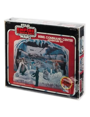 GW Acrylic MIB Acrylic Display Case - Kenner Hoth Ice Planet / Rebel Command Center - APC-012