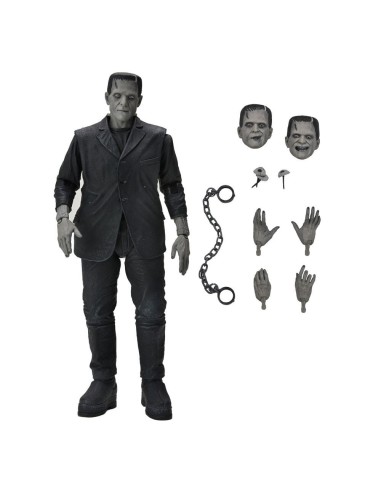 Universal Monsters Actionfigur - Ultimate Frankenstein's Monster (Black&White) 18cm