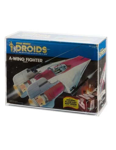 GW Acrylics Acrylic Display Case - Kenner Droids A-Wing - AVC-053