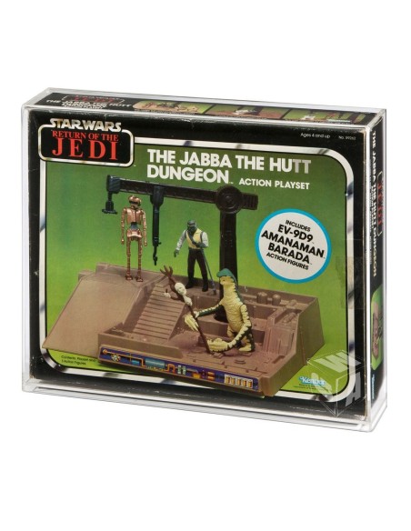 MIB Acrylic Display Case - Kenner Droid Factory / Kenner SEARS Jabba the Hutt Dungeon - APC-011