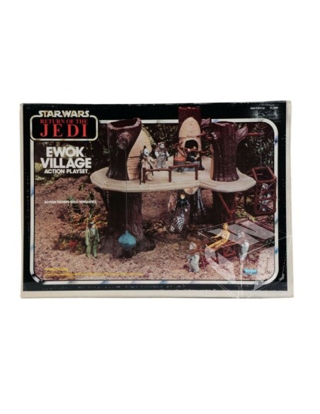 MIB Acrylic Display Case - Kenner / Palitoy ROTJ Ewok Village Playset - APC-006