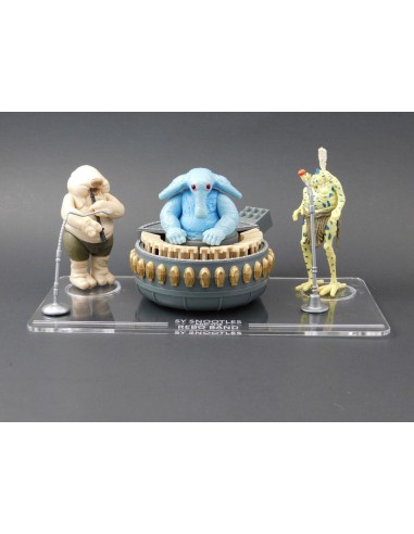 Standplatte / Synergy Stand für Star Wars Vintage Sy Snootles & Max Rebo Band