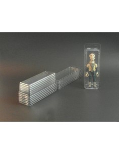 Protective Case Blister Case for 3,75" loose Action Figures small - 25pcs