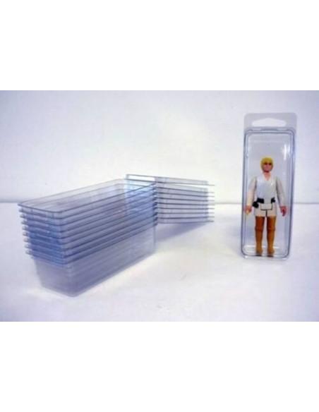 Schutzhülle Blister Clamshell PET Case für 3,75" Actionfiguren klein - 25Stck.