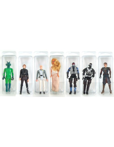 Schutzhülle Blister Clamshell PET Case für 3,75" Actionfiguren klein - 25Stck.