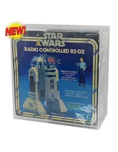 GW Acrylics MIB Large Action Figure Display Case - Radio Controlled R2-D2 - AFC-024