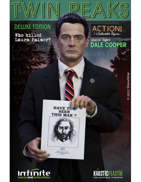 Twin Peaks 1/6 Actionfigur Special Agent Dale B. Cooper Deluxe - Wer tötete Laura Palmer