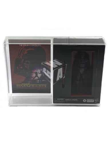 GW Acrylics MIB Acrylic Display Case - 6" Star Wars Black Series REVENGE Darth Vader MIB - BSC-008