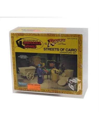 MIB Acrylic Display Case - Kenner Indiana Jones Raiders of the lost ark/ROTLA Streets of Cairo - IJC-005