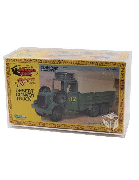 MIB Acrylic Display Case - Kenner Indiana Jones Raiders of the lost ark/ROTLA Desert Convoy Truck - IJC-006