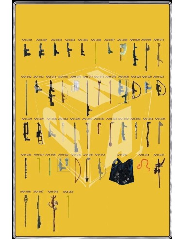 Vintage Star Wars Laser Cut Acryl Accessory Holder - Blasters