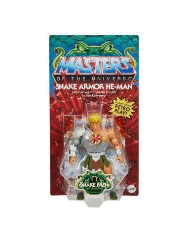 Masters of the Universe Origins Actionfigur Wave 10 - Snake Armor He-Man