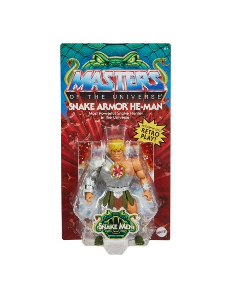 Masters of the Universe Origins Actionfigur Wave 10 - Snake Armor He-Man