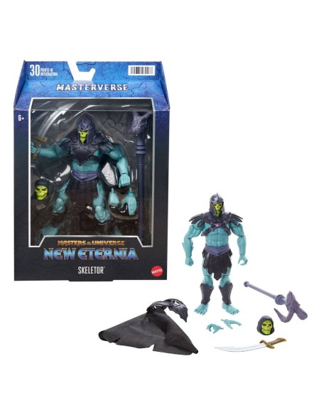 MOTU New Eternia Masterverse 2022 Actionfigur Barbarian Skeletor