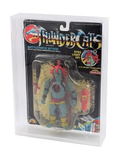 MOC Acrylic Display Case - Thundercats Wide Cardback Lion-O & Mumm-Ra LJN - ADC-058