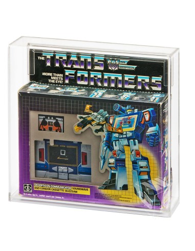 GW Acrylics MIB Acrylic Display Case - Hasbro Transformers G1 Soundwave - TFC-005
