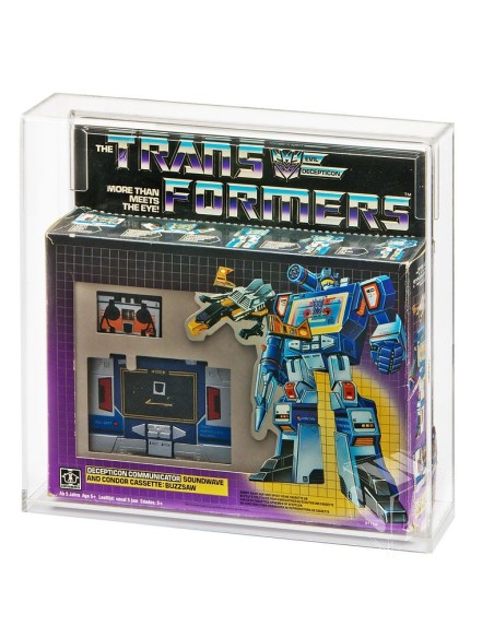 GW Acrylics MIB Acrylic Display Case - Hasbro Transformers G1 Soundwave - TFC-005