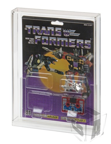 MIB Acrylic Display Case - Hasbro Transformers G1 Kassetten - TFC-008