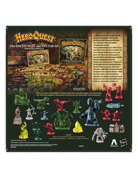 HeroQuest Erweiterung "Der Dschungel von Delthrak" - deutsche Version