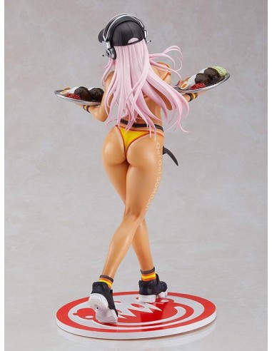 Super Sonico PVC Statue 1/6 Bikini Waitress Version
