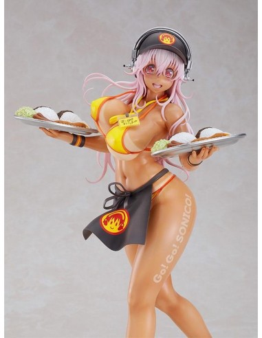 Super Sonico PVC Statue 1/6 Bikini Waitress Version