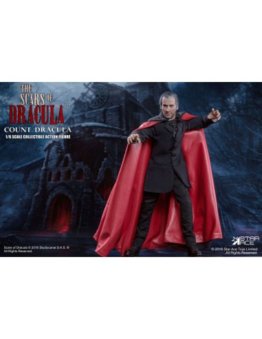 Dracula Nächte des Entsetzens - Graf Dracula (Christopher Lee) 1/6 30 cm Actionfigur