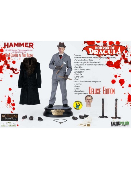 Horror of Dracula - Van Helsing (Peter Cushing) 1:6 action figure Deluxe version