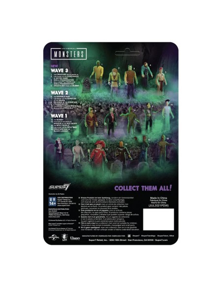 Super7 Universal Monsters ReAction Actionfigur Wave 3 Frankensteins Sohn - Das Monster