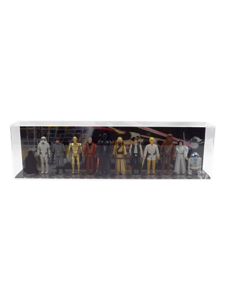 Acrylic Display Case - Synergy Stand 1st 12 Star Wars figures incl. Backdrop and Synergy Stand- SSC-001-LUN