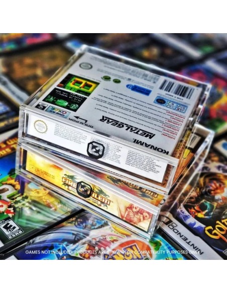 Acryl Case für GameBoy / GBA Games in OVP - 2er Pack