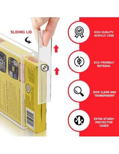 Acryl Case für Nintendo Entertainment System NES Games in OVP - 2er Pack