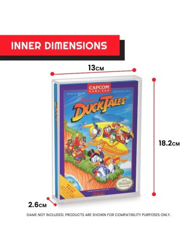 Acryl Case für Nintendo Entertainment System NES Games in OVP - 2er Pack