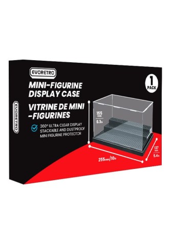 Acryl Display Case - Vitrine für Minifiguren / Klemmbaustein-Figuren