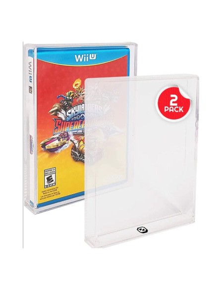 Acrylic Case for Super Nintendo SNES or Nintendo 64 N64 Games - 2-Pack