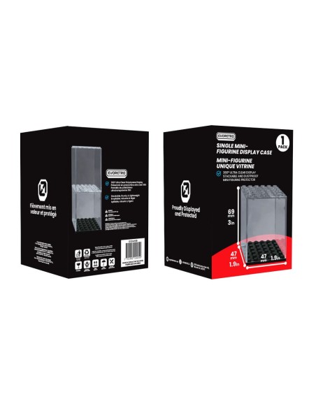 Acrylic Display Case for Minifigures - single - stackable