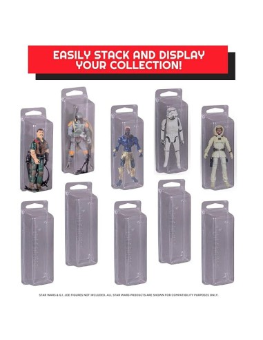 Protective Case Blister Case for 3,75" loose Action Figures small - 25pcs