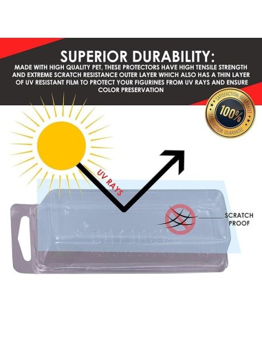 Protective Case Blister Case for 3,75" loose Action Figures small - 25pcs