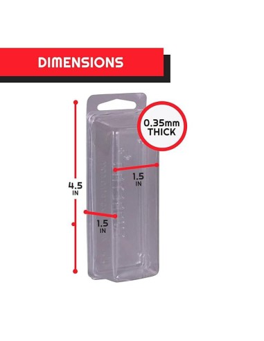 Protective Case Blister Case for 3,75" loose Action Figures small - 25pcs